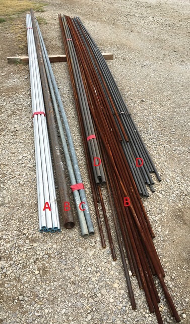 1-1/2 Inch Galvanized Pipe - Lot C